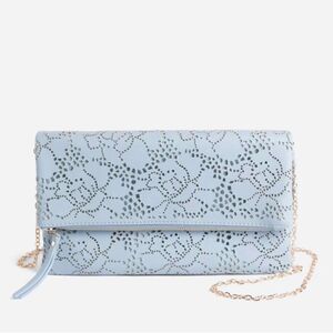 Urban expressions baby blue bag with gold chain